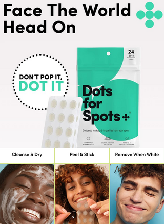 Dots for Spots Hydrocolloid Pimple Patches (24 Dots)