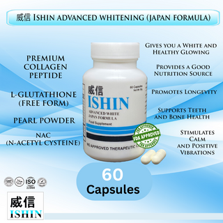 Ishin Advanced White Japan Formula Glutathione and Collagen Capsules (60)