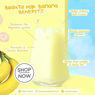 Dear Face Beauty Milk Premium Japanese Banana Probiotic + Collagen Drink
